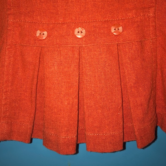 Christopher & Banks Rust Orange Button Down Blouse - Picture 7 of 7